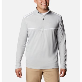 Columbia Omni-Wick Scorecard, Pullover Grises Para Hombre | 174623-CHS